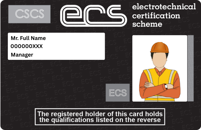 White Academically Qualified Card